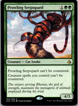Prowling Serpopard 180 Rare Amonkhet Magic: The Gathering Lightly Played - Image 1