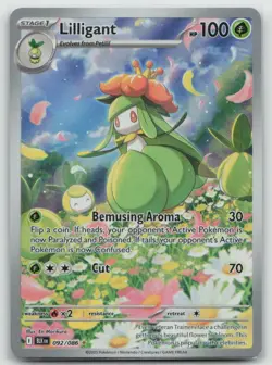 Pokemon - Lilligant 092/086 Illustration Rare Holofoil - SV: Black Bolt - NM - Image 1