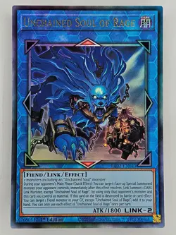 Yu Gi Oh - RA02-EN041 Unchained Soul Of Rage - Prismatic Ultimate Rare - Image 1