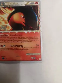 Pokemon TCG Typhlosion Prime Non-Holo 110/123 World Championships 2011 - Image 3