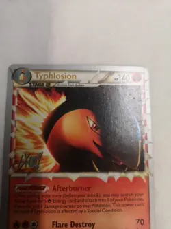 Pokemon TCG Typhlosion Prime Non-Holo 110/123 World Championships 2011 - Image 5