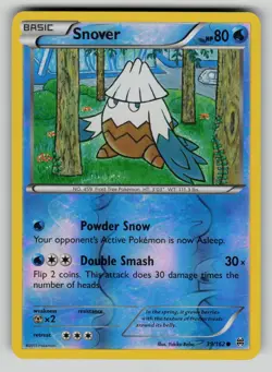 Snover 39/162 Common BREAKthrough Pokemon Reverse Holo NM - Image 1