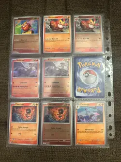 Pokemon TCG Mega Evolution Phantasmal Flames Complete Master Base Set NO Ex’s - Image 4