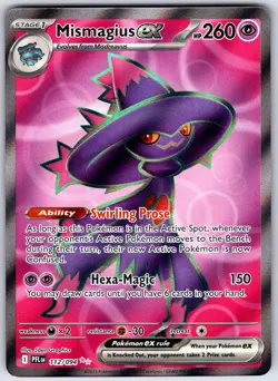 Mismagius ex - 112/094 Holo Ultra Rare ME02: Phantasmal Flames Pokemon TCG NM - Image 1