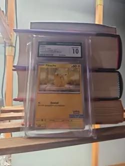 Pokemon Pikachu TCG Illustration Contest 2024 Promo Black Star - Image 1