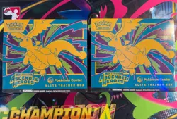 Lot of 2 - Pokemon Ascended Heroes Pokemon Center Elite Trainer Box ETBs Sealed - Image 1