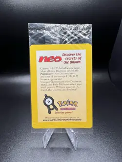 Entei Promo Pokemon Neo Discovery Secrets of Unown Factory Sealed Near Mint - Image 1