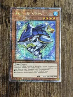 Yugioh Wind-Up Shark 1st Edition Quarter Century Secret Rare RA04-EN180 NM - Image 1