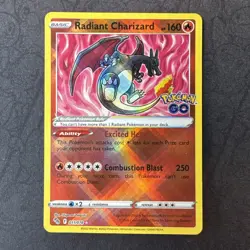 Radiant Charizard 011/078 Pokemon GO Holo - Image 1