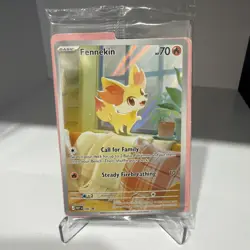 Fennekin Full Art Promo Chaos Rising ETB Promo 080 - SEALED & MINT FRONT Pokemon - Image 1