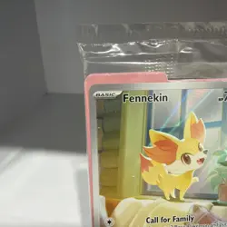 Fennekin Full Art Promo Chaos Rising ETB Promo 080 - SEALED & MINT FRONT Pokemon - Image 2