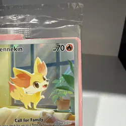 Fennekin Full Art Promo Chaos Rising ETB Promo 080 - SEALED & MINT FRONT Pokemon - Image 3