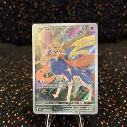 Zacian 100/094 - Pokemon ME02: Phantasmal Flames Holo Illustration Rare NM - Image 1