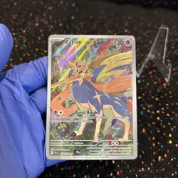 Zacian 100/094 - Pokemon ME02: Phantasmal Flames Holo Illustration Rare NM - Image 2
