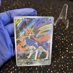 Zacian 100/094 - Pokemon ME02: Phantasmal Flames Holo Illustration Rare NM - Image 4