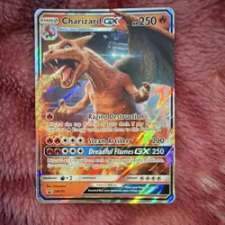 Pokemon TCG Charizard GX SM195 Black Star Promo Holo 250 HP English - Image 1