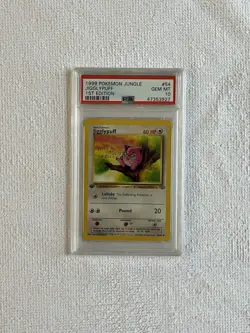 PSA 10 - 1999 Pokemon Jungle 1st Edition Jigglypuff #54/64 - GEM MINT! - Image 3