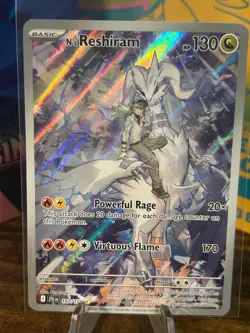 Pokemon TCG N's Reshiram 167/159 Journey Together Full Art Illustration Rare NM - Image 1
