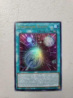 1x Yu-Gi-Oh! TCG Cyberdark Realm SDCS-EN023 1st Ed Ultra Rare LP Free Shipping - Image 1