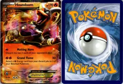 Houndoom EX 21/162 BREAKthrough Pokemon TCG Holo EX Rare LP - Image 3