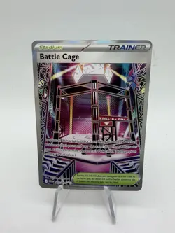 Battle Cage 116/094 Me02: Phantasmal Flames Holo Pokemon TCG - Image 1