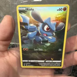 Pokemon TCG Riolu GG26/GG70 Crown Zenith Galarian Gallery Holo UR 60 HP - Image 1
