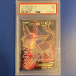 Pokemon Espeon EX 117/122 Breakpoint Full Art Holo Ultra Rare English 170HP - Image 3