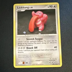 Pokemon TCG Lickitung Platinum Regular Common 80/127 English - Image 1