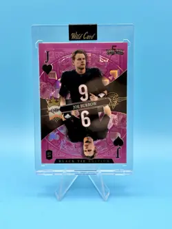2026 Wild Card 5 Card Draw Black Tie Edition - Joe Burrow 1/1 Mirror - Image 1