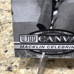 2025-26 Upper Deck - Macklin Celebrini UD Canvas BLACK & WHITE #C-124 Sharks SSP - Image 2