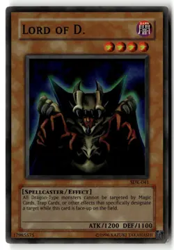 Lord of D. SDK-041 Super Rare Starter Deck: Kaiba Yu-Gi-Oh Unlimited MP - Image 1