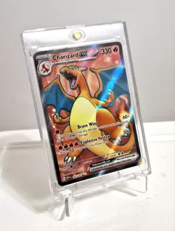 Pokemon TCG Charizard EX Full Art Card 183/165 Scarlet Violet 151~NM - Image 1
