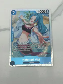 Bandai One Piece CCG Nefeltari Vivi EB04-025 SR Holo Character 4000 Power - Image 1