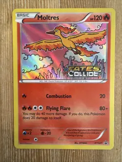 Moltres - XY127 - Pokemon XY Promo Prerelease Holo Rare Card NM - Image 1