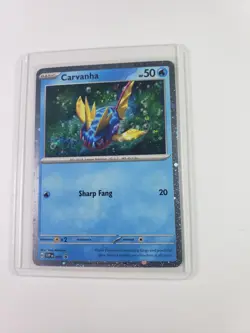 Pokemon Carvanha 093 Sv: Scarlet & Violet Promo Card Cosmos Holo - Image 3