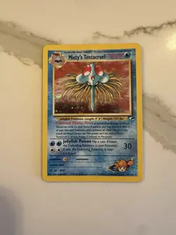 Pokemon TCG 2000 Misty's Tentacruel Holo Gym Heroes 10/132 Rare Card - Image 1