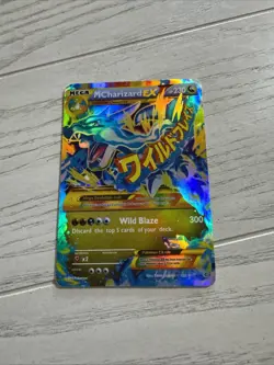 MEGA M CHARIZARD EX 108/111 Pokemon Holo Flashfire Card 2014 - Image 4
