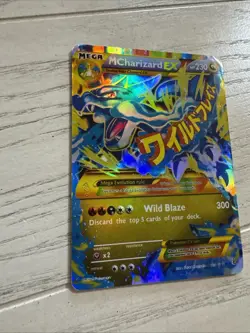 MEGA M CHARIZARD EX 108/111 Pokemon Holo Flashfire Card 2014 - Image 5