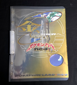 Pokemon Card Neo Genesis Premium File Folder #1 Japanese Empty File Only EXC - Image 1