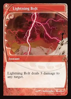 MTG ** IN HAND, SHIPS QUICK ** Lightning Bolt (Future Sight) ** FOIL ** - Image 1