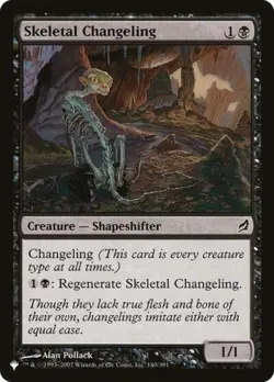 Skeletal Changeling - Near Mint MTG The List - Image 1