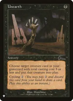 Unearth - Near Mint MTG The List - Image 1