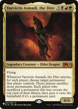 Vaevictis Asmadi, the Dire - Near Mint MTG The List - Image 1