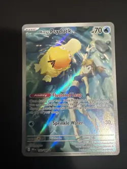 Misty's Psyduck 193/182 Illustration Rare Pokemon TCG Destined Rivals NM - Image 1