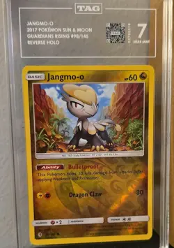 The Pokemon Company Jangmo-o 98/145 SM-Guardians Rising Reverse Holo TAG 7 - Image 1