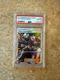 Team Skull Grunt 149 PSA 10 2017 Pokemon Sun & Moon EN - Image 1