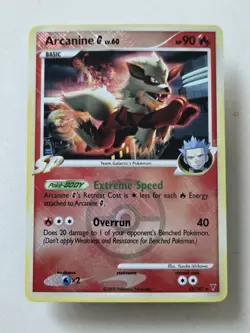 Pokemon Arcanine G 15/147 Platinum Crosshatch Holo League Promo Tcg - Image 1