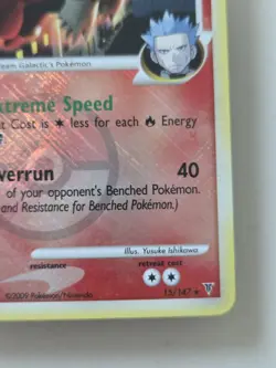 Pokemon Arcanine G 15/147 Platinum Crosshatch Holo League Promo Tcg - Image 3