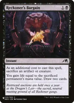 Reckoner's Bargain - Near Mint MTG The List - Image 1