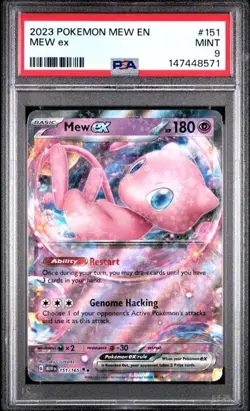 PSA 9 - 2023 Pokemon 151 Mew ex #151 - Image 1